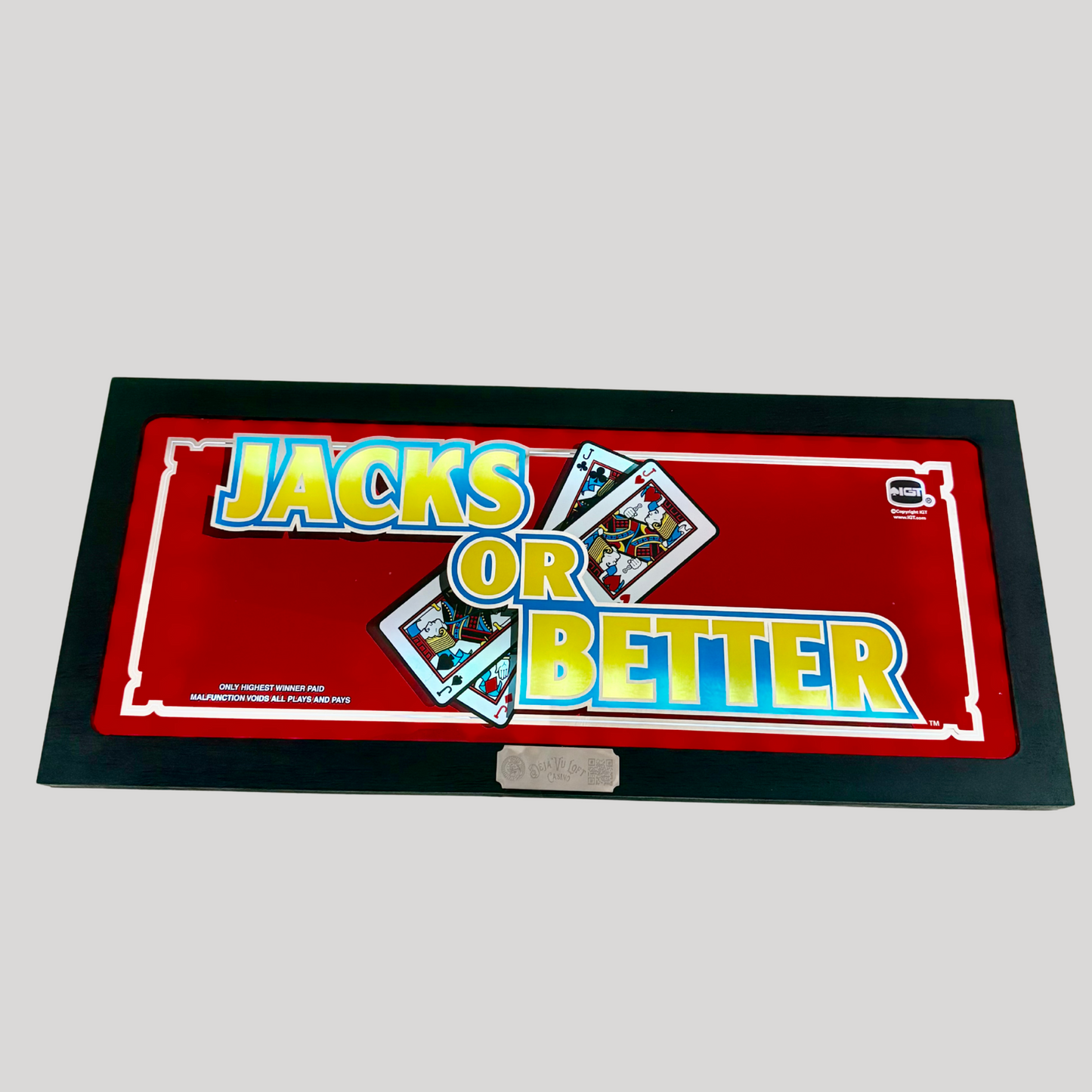 Jacks Or Better Slot Glass