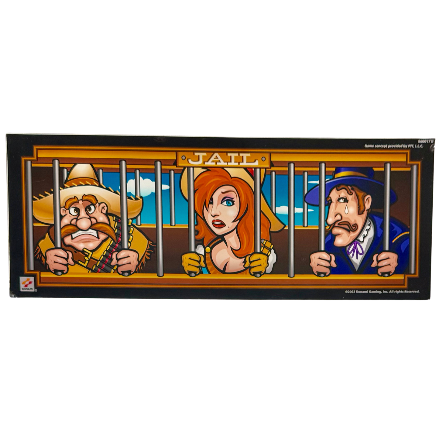 Jail Slot Glass