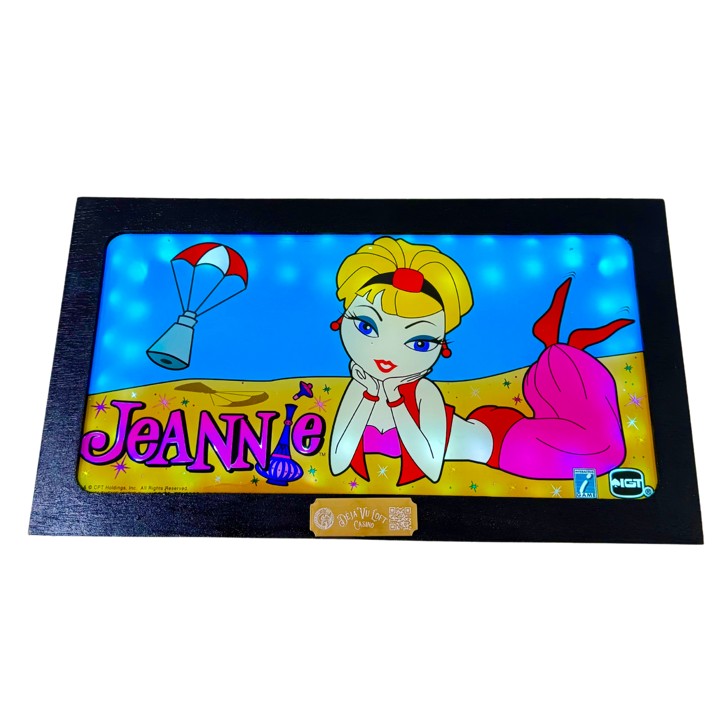 I Dream Of Jeannie Slot Glass