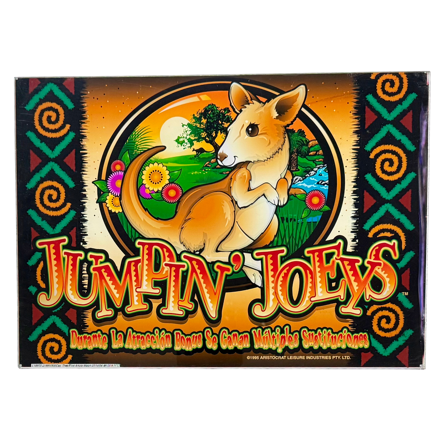 Jumping Joey's Slot Retro Acrylic