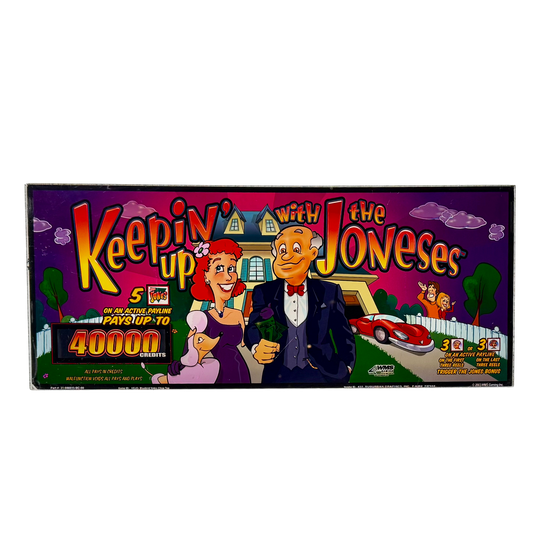 Keepin' Up With The Joneses Slot Glass