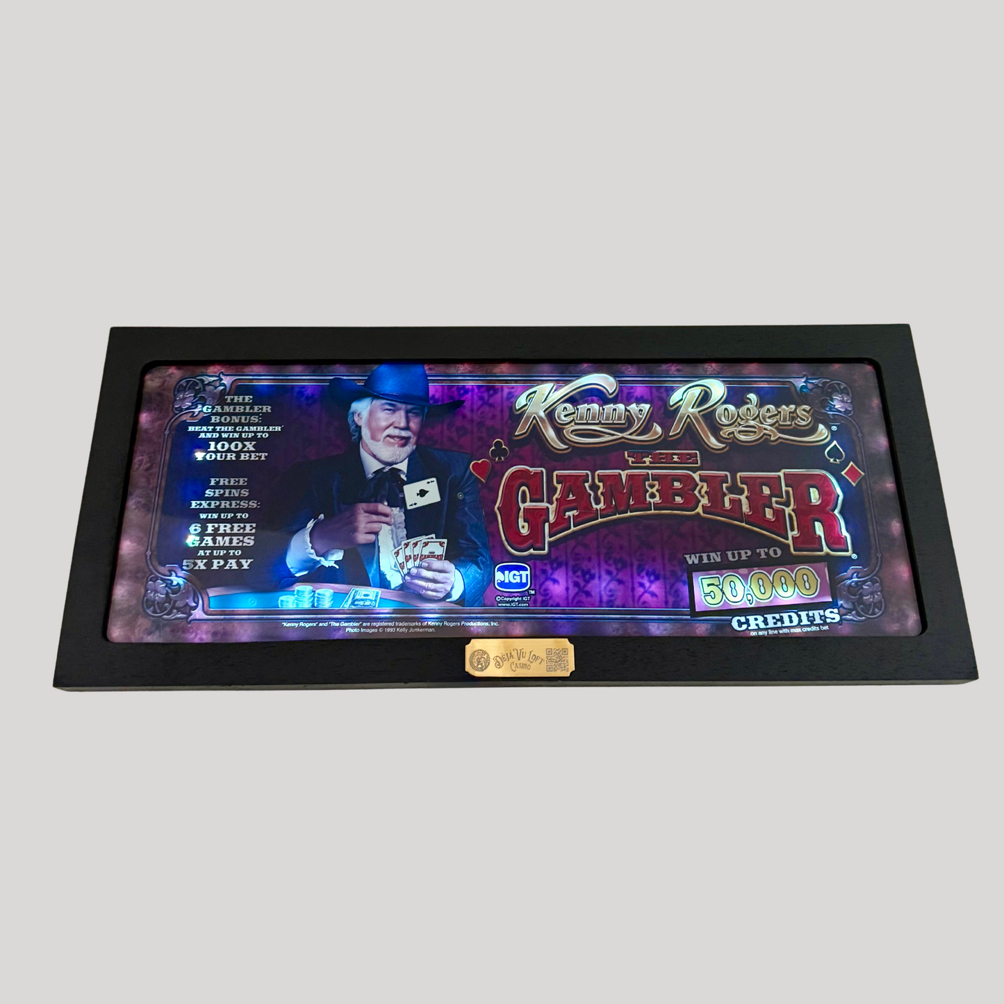 Kenny Rogers Slot Glass