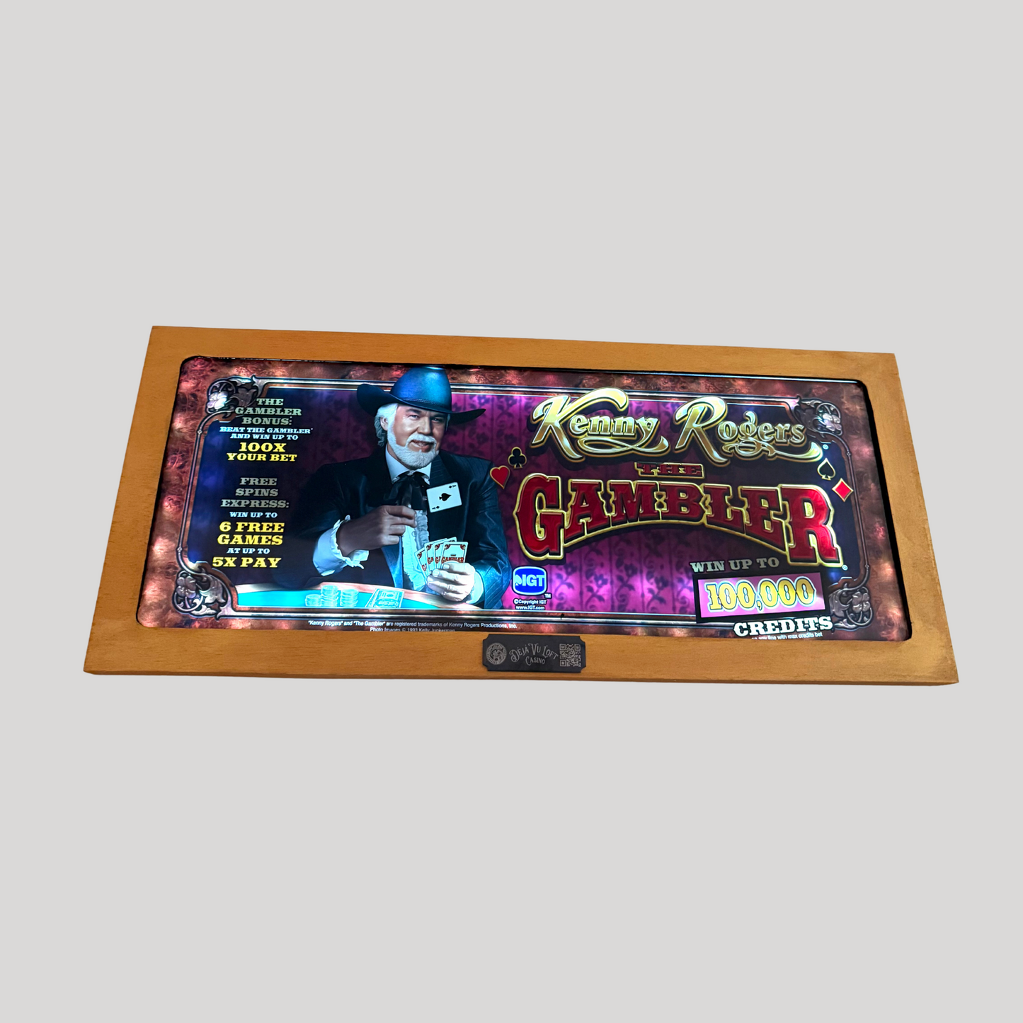 Kenny Rogers Slot Glass