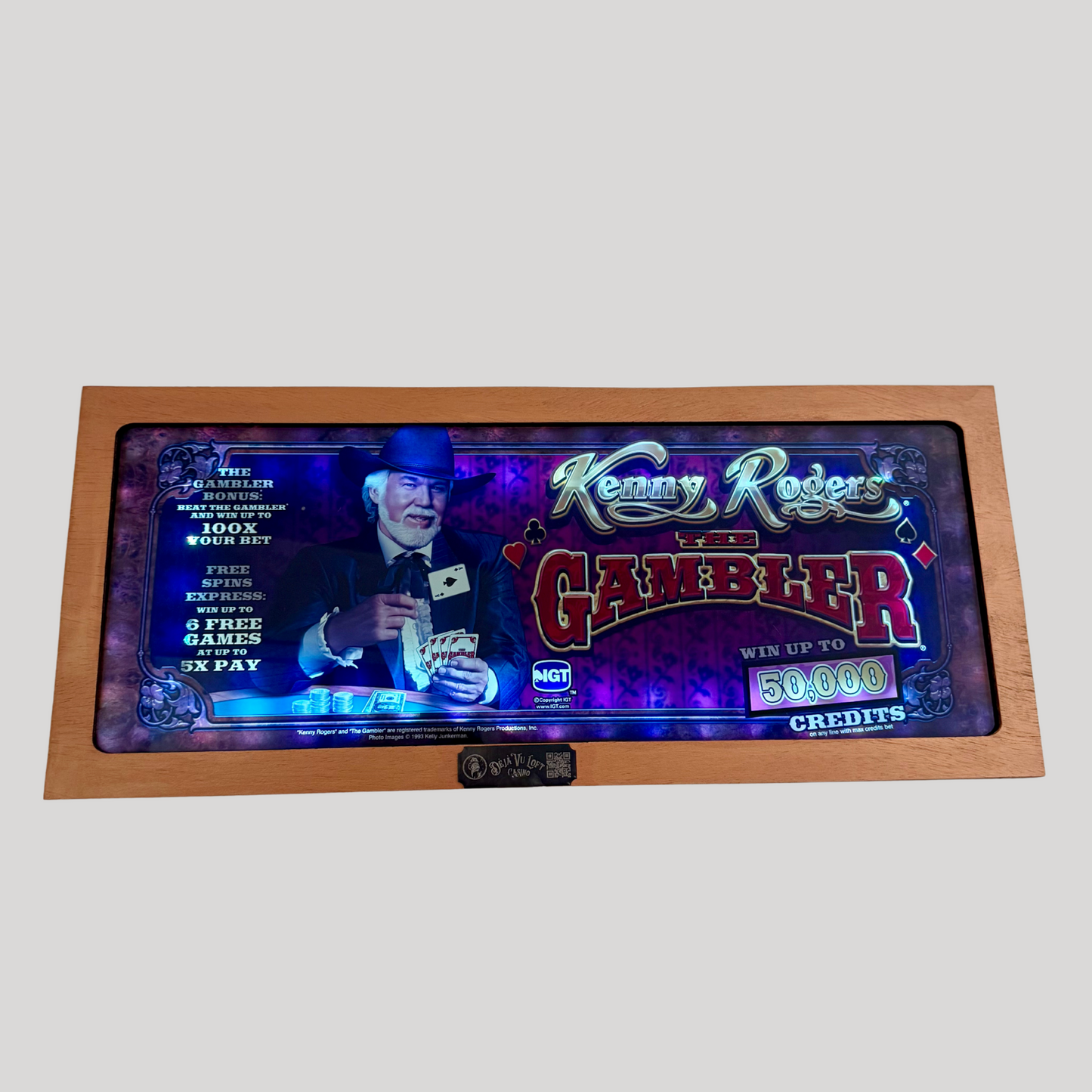 Kenny Rogers Slot Glass