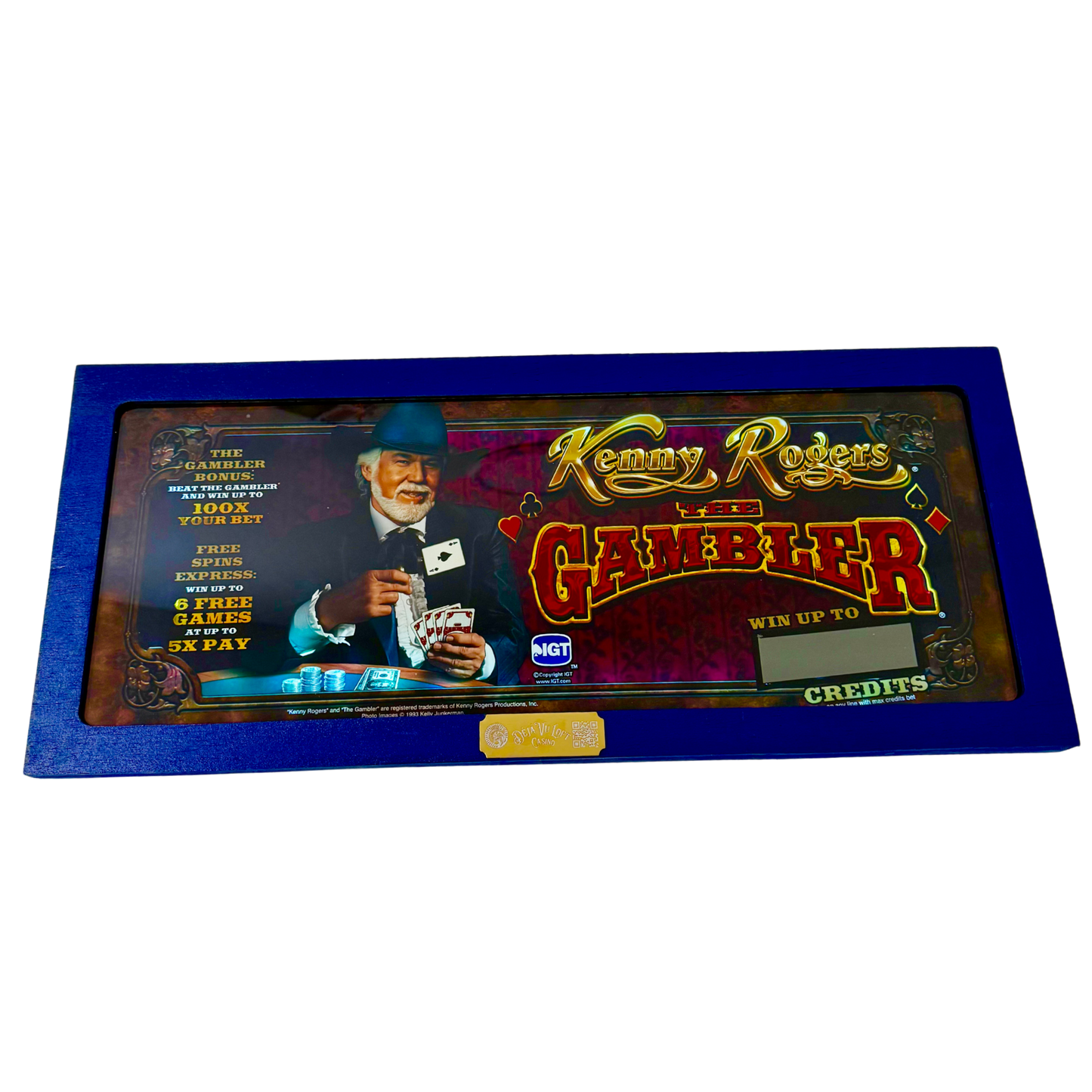 Kenny Rogers Slot Glass