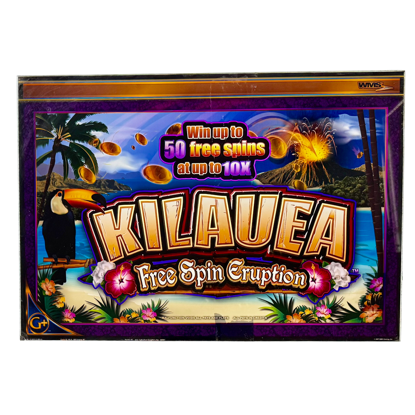 Kilauea Jumbo Slot Glass