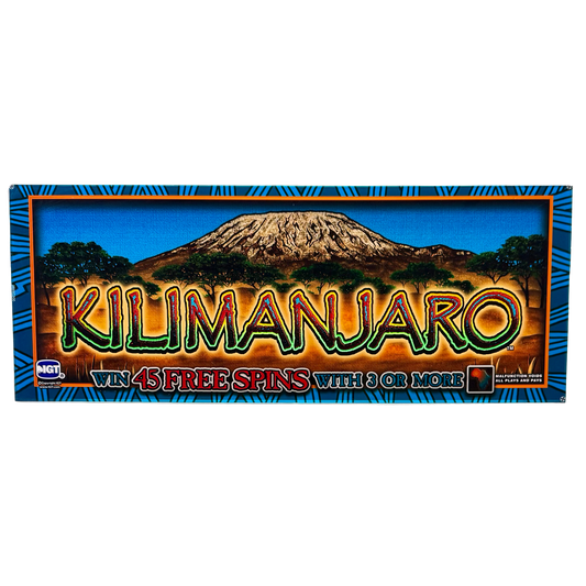 Kilimanjaro Slot Glass