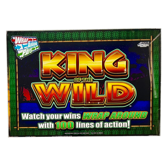 King Of The Wild Jumbo Slot Glass