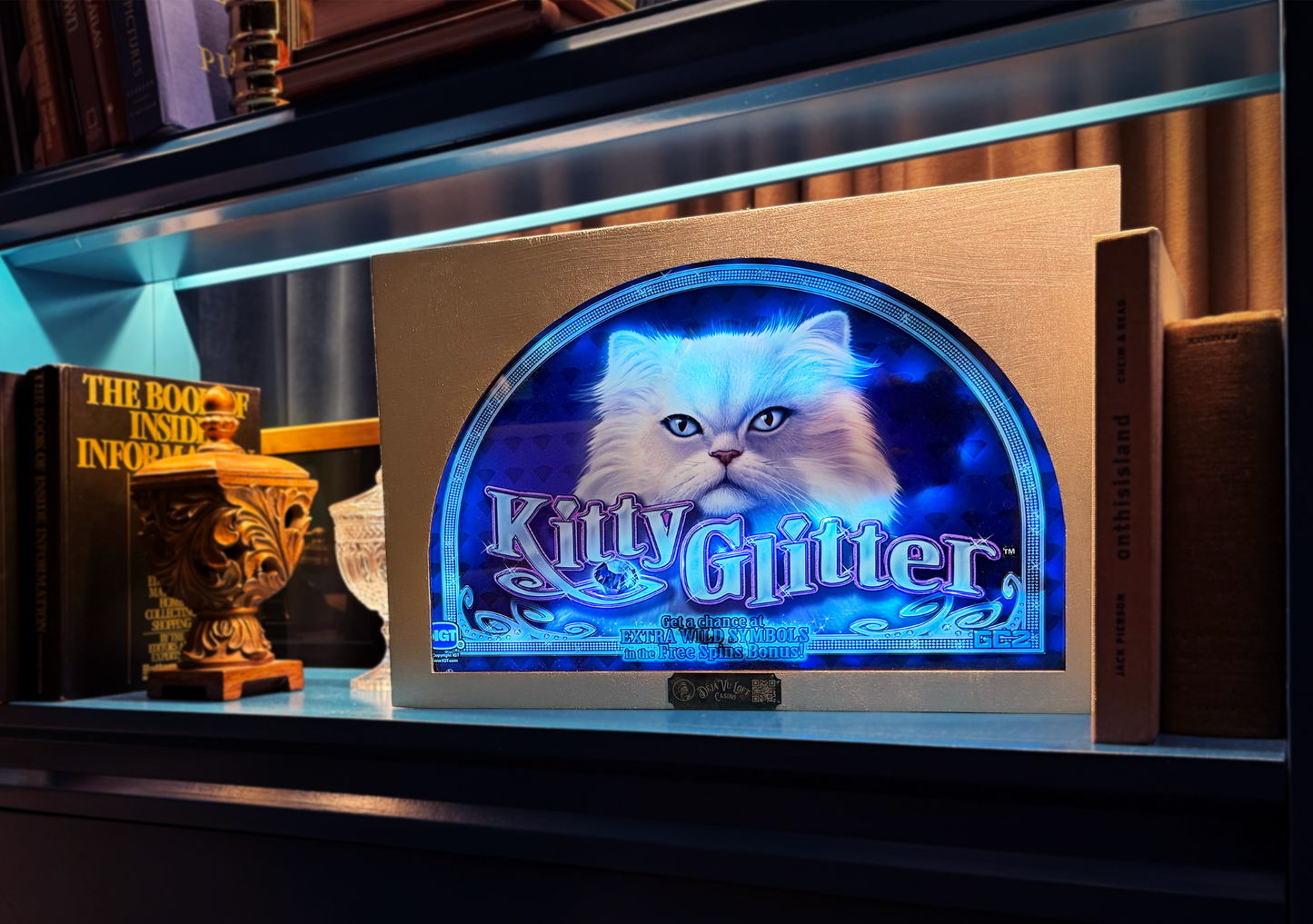 Kitty Glitter Slot Glass