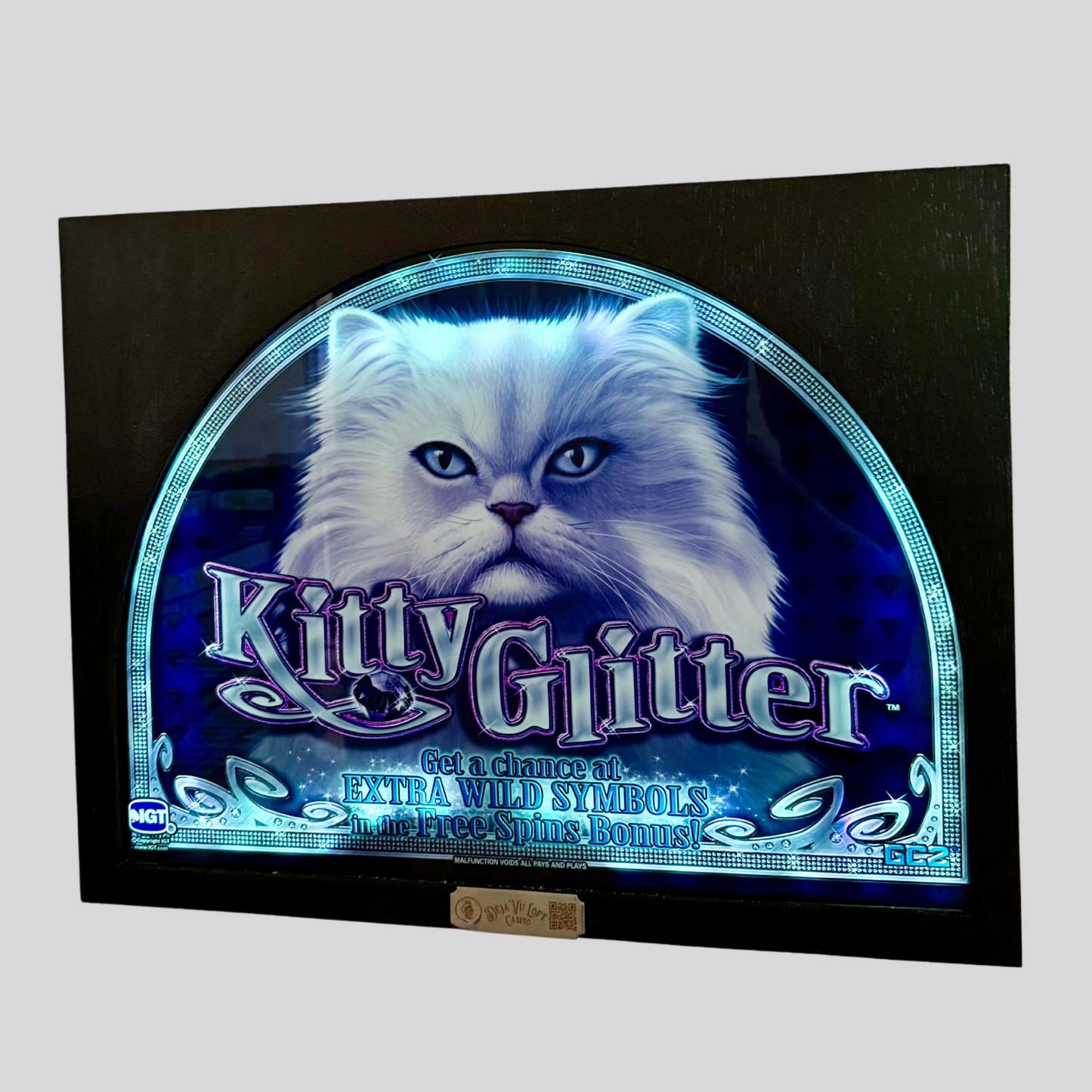 Kitty Glitter Jumbo Slot Glass