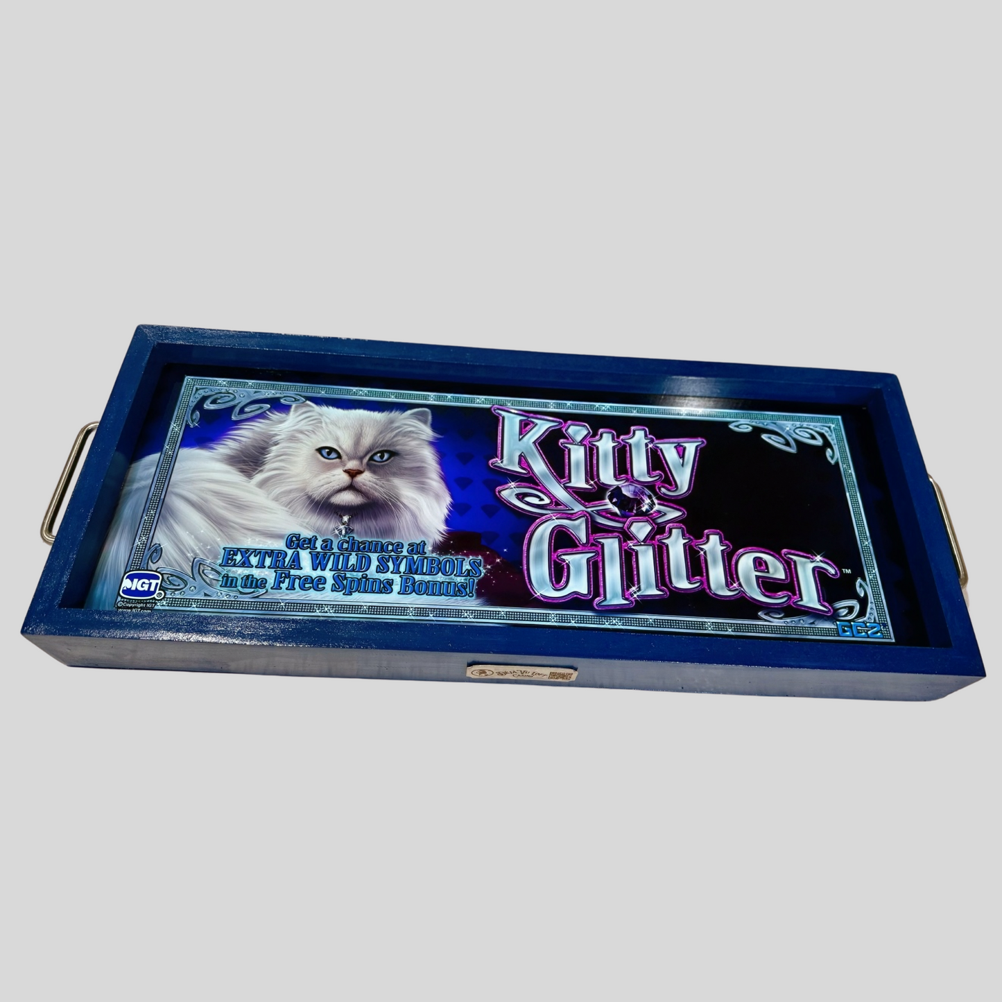 Kitty Glitter Slot Glass