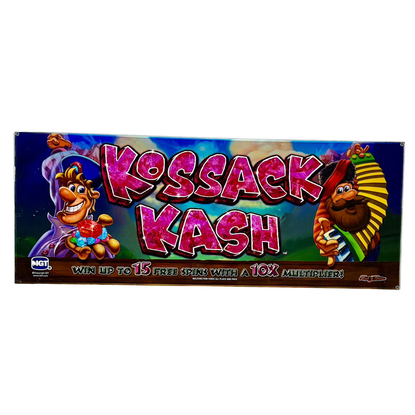 Kossack Kash Slot Glass