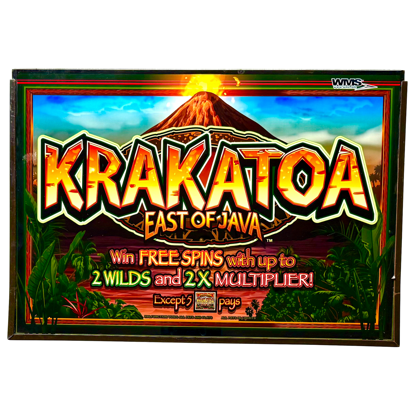Krakatoa Jumbo Slot Glass