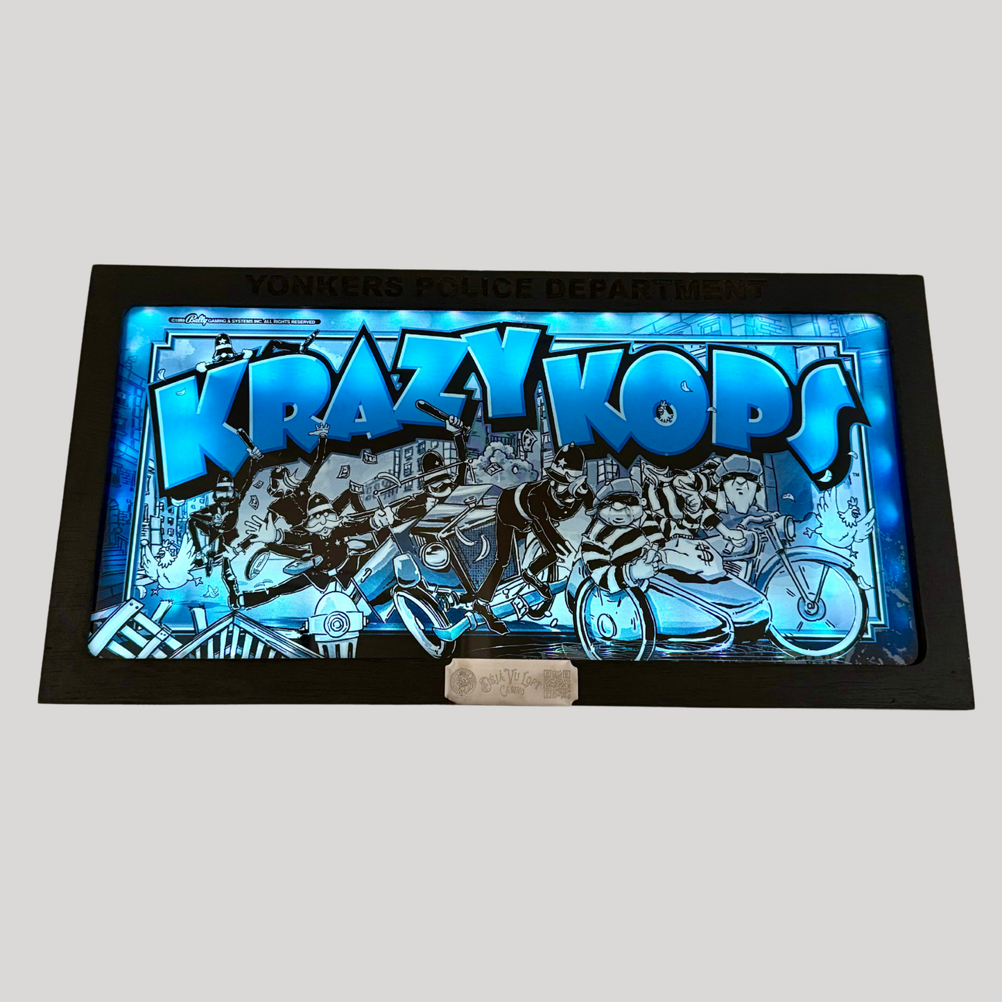 Krazy Kops Slot Glass