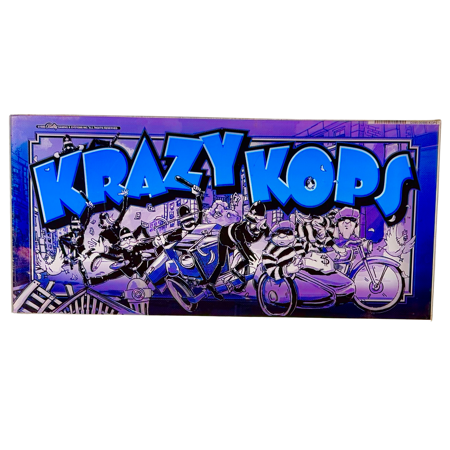 Krazy Kops Slot Glass