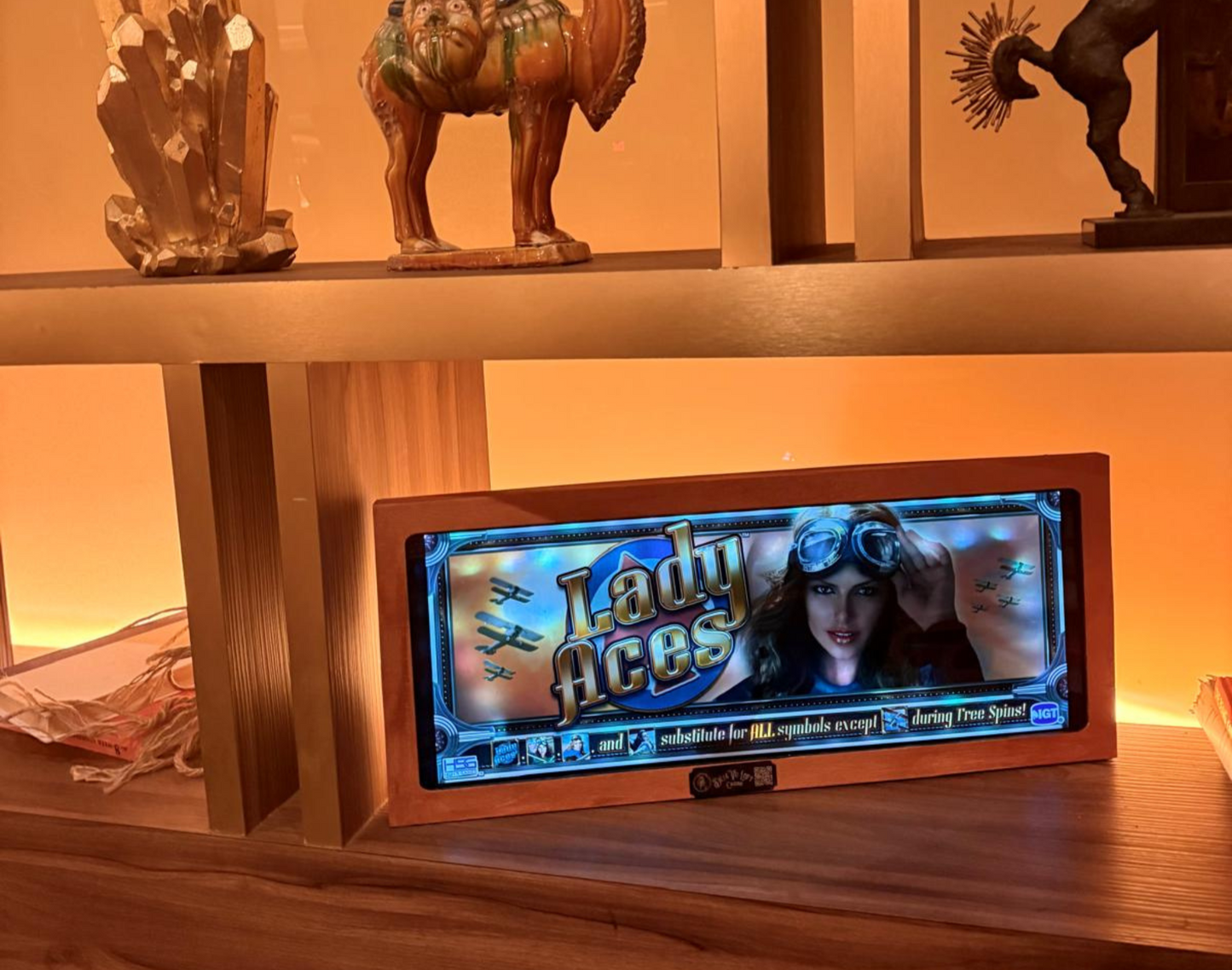 Lady Aces Slot Glass