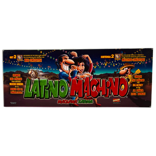 Latino Machino Slot Glass