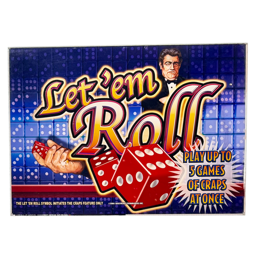 Let 'em Roll Slot Retro Acrylic