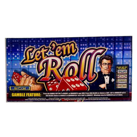 Let 'em Roll Slot Retro Acrylic