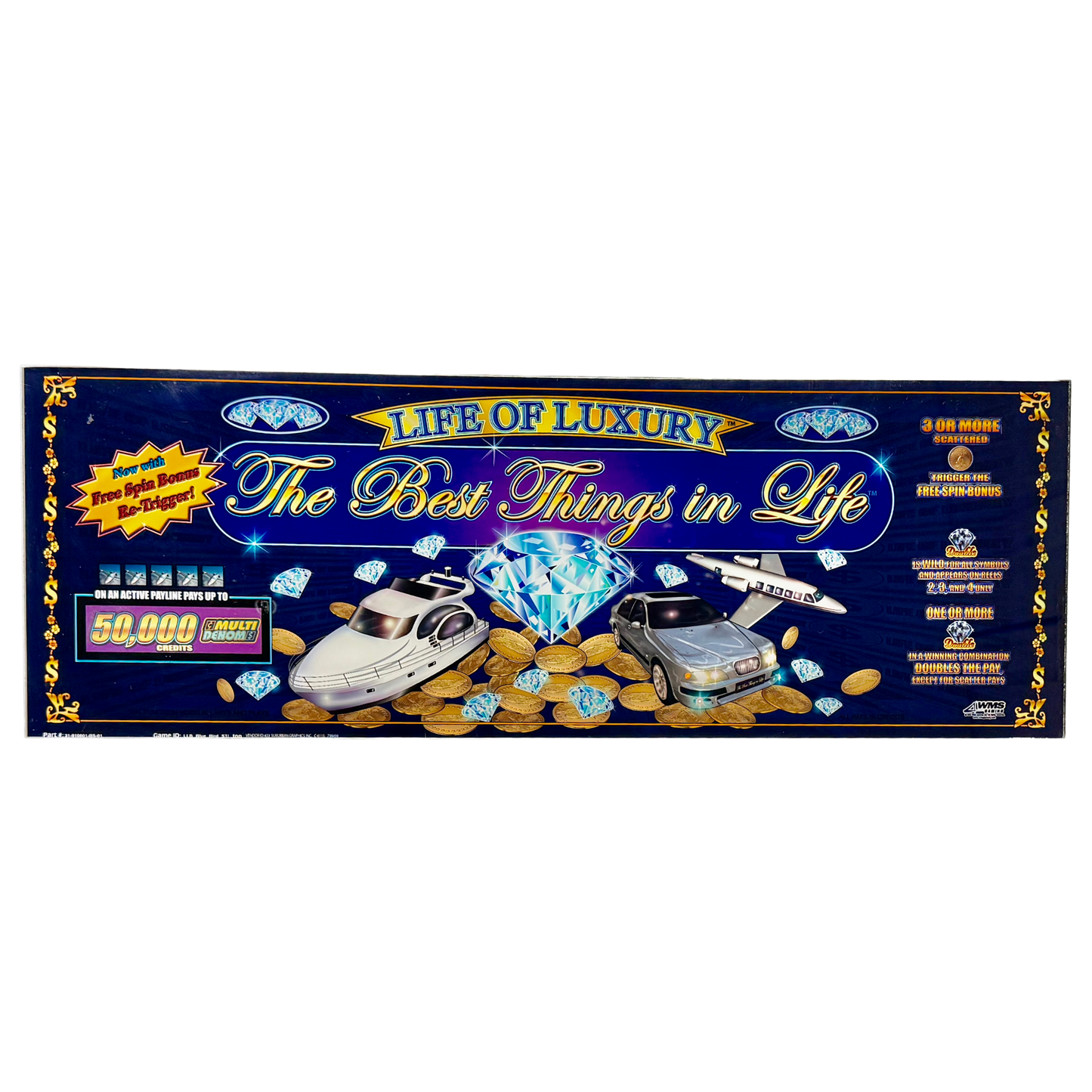 Life Of Luxury Slot Glass