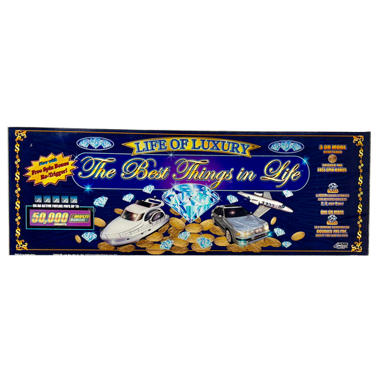 Life Of Luxury Slot Glass