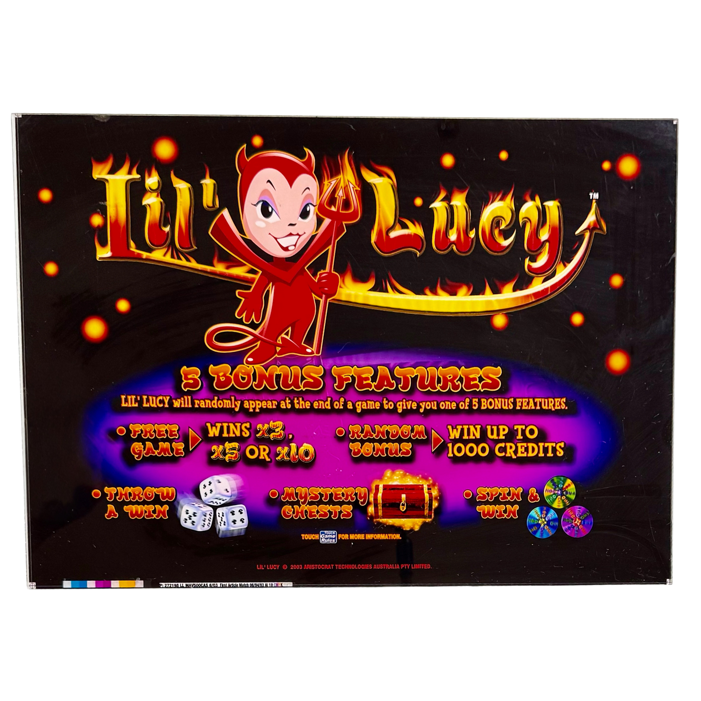 Lil' Lucy Slot Retro Acrylic