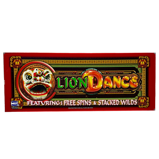 Lion Dance Slot Glass