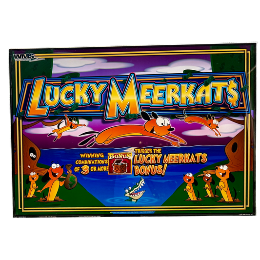 Lucky Meerkats Jumbo Slot Glass