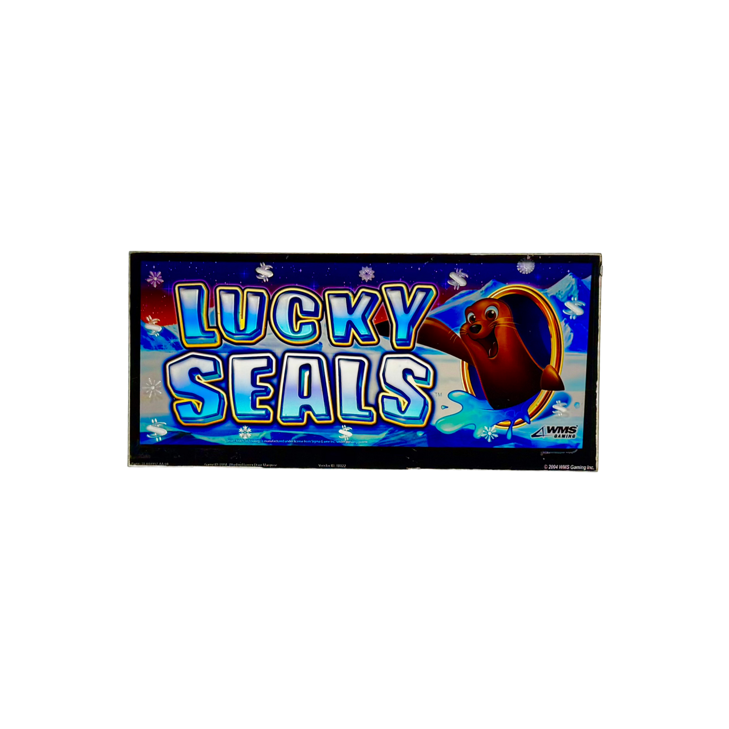 Lucky Seals Slot Glass