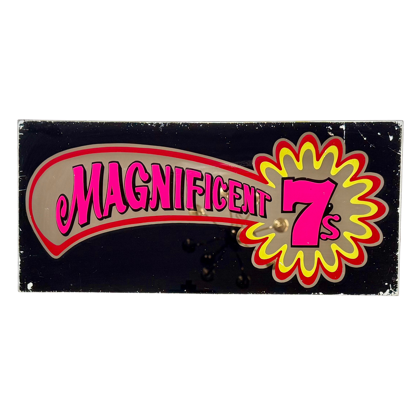 Magnificent 7s Slot Glass