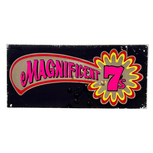 Magnificent 7s Slot Glass