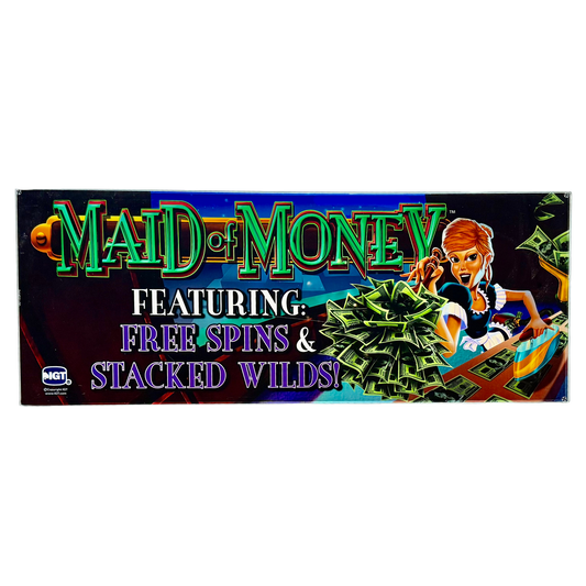 Maid Of Money Slot Glass
