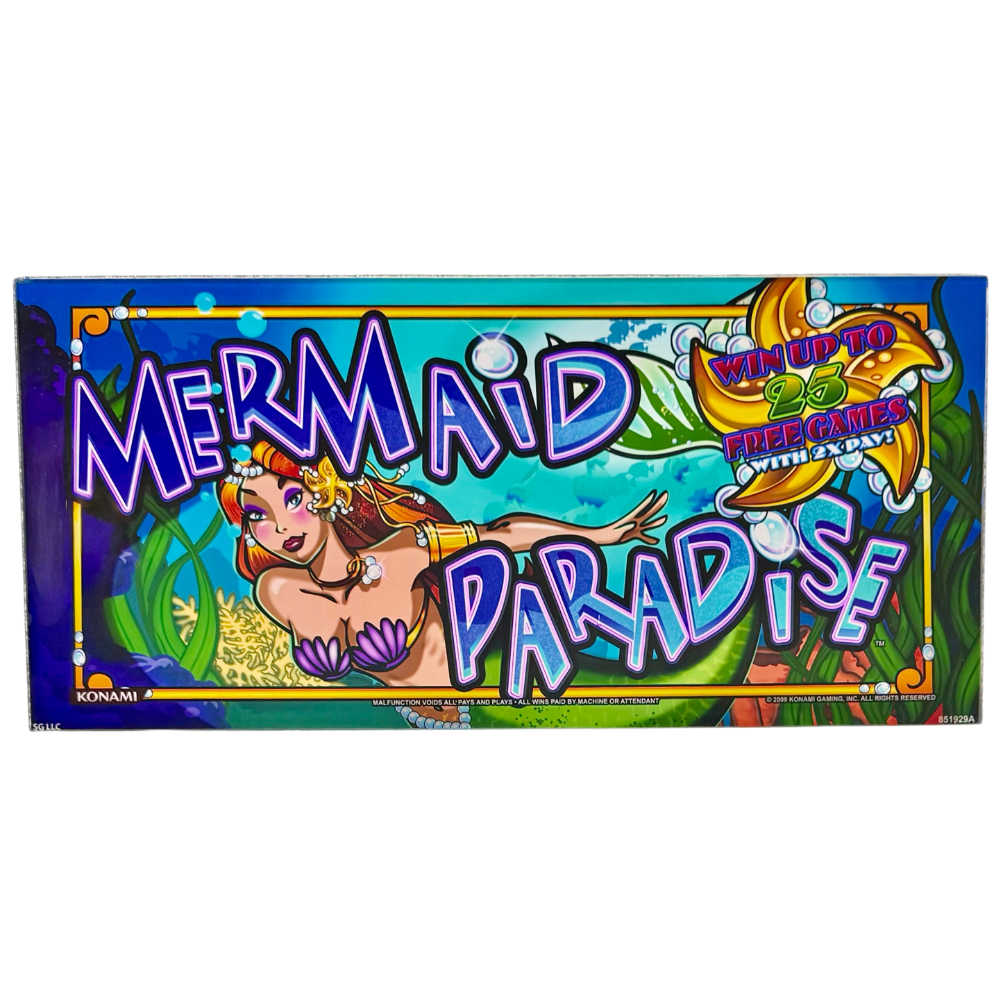 Mermaid Paradise Slot Glass