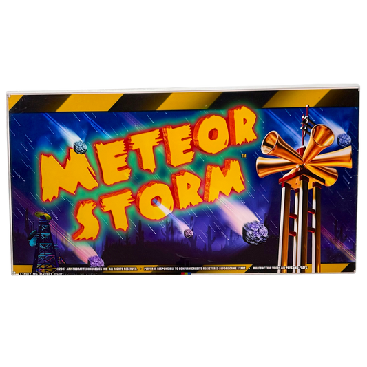 Meteor Storm Slot Retro Acrylic