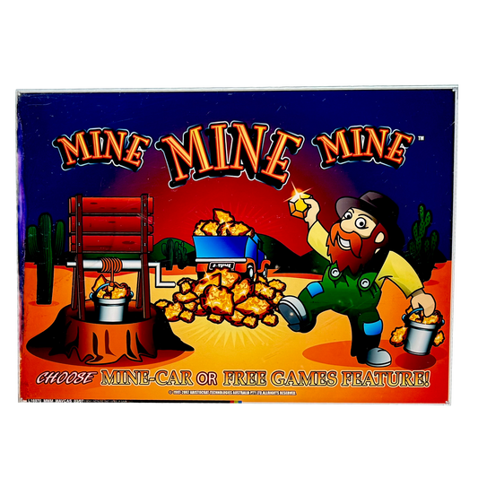 Mine Mine Mine Slot Retro Acrylic
