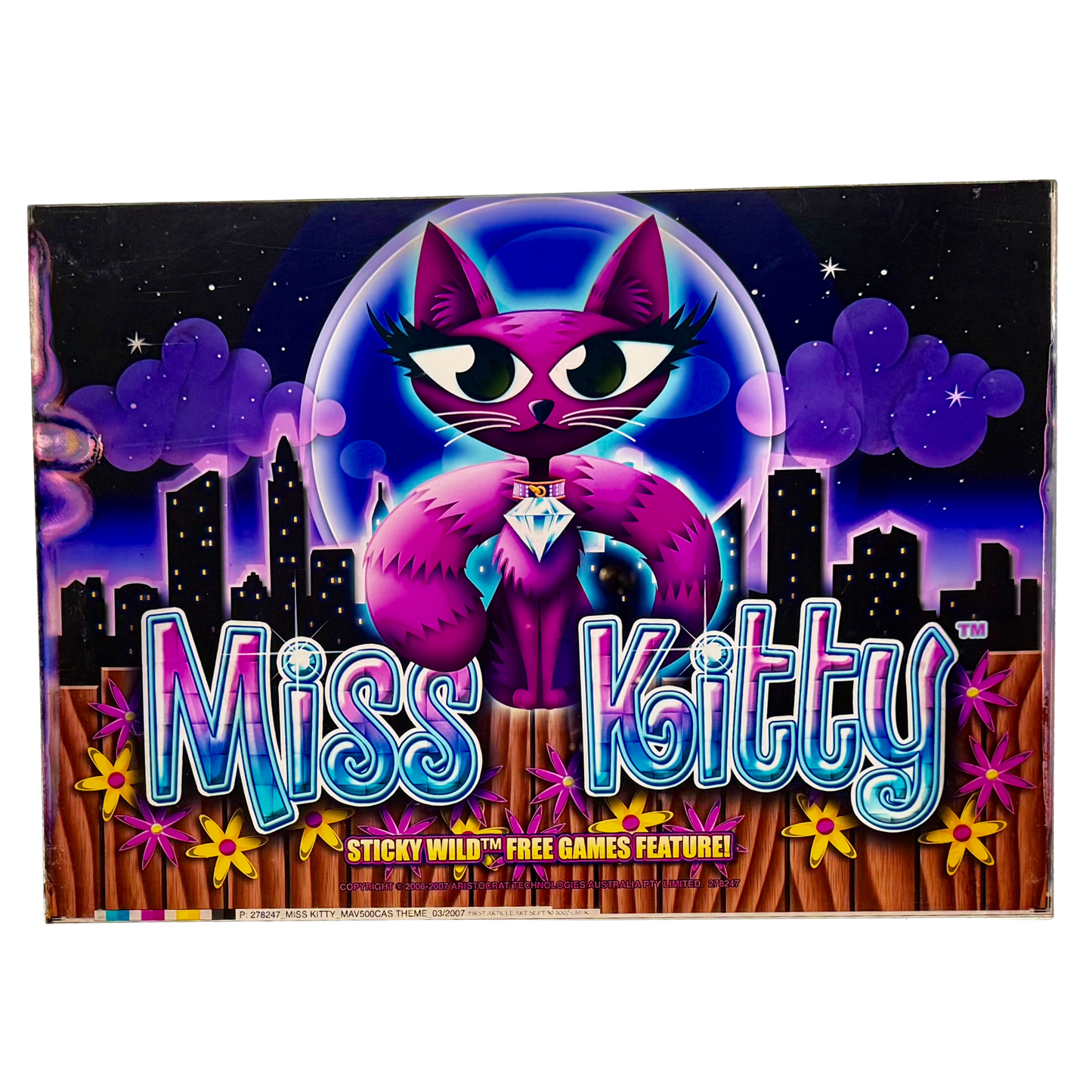 Miss Kitty Slot Retro Acrylic