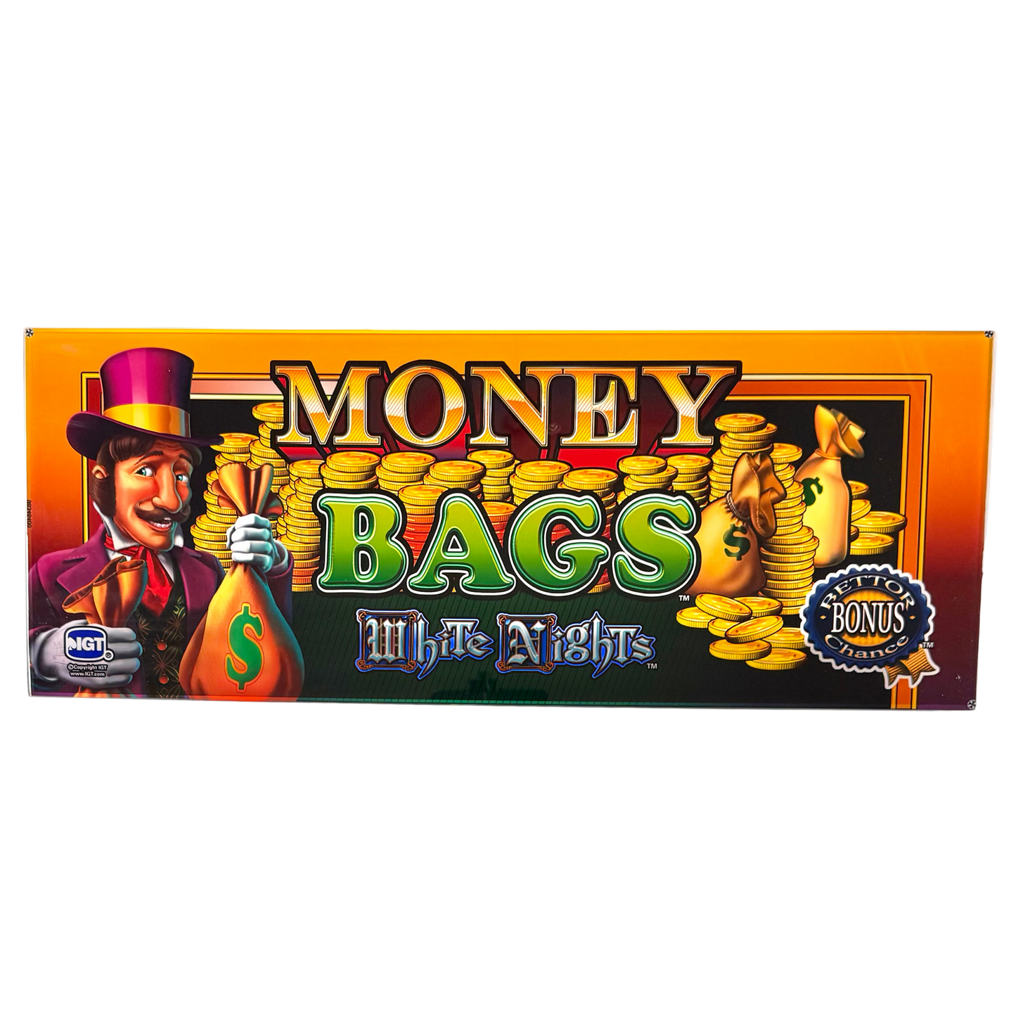 Money Bags Slot Glass