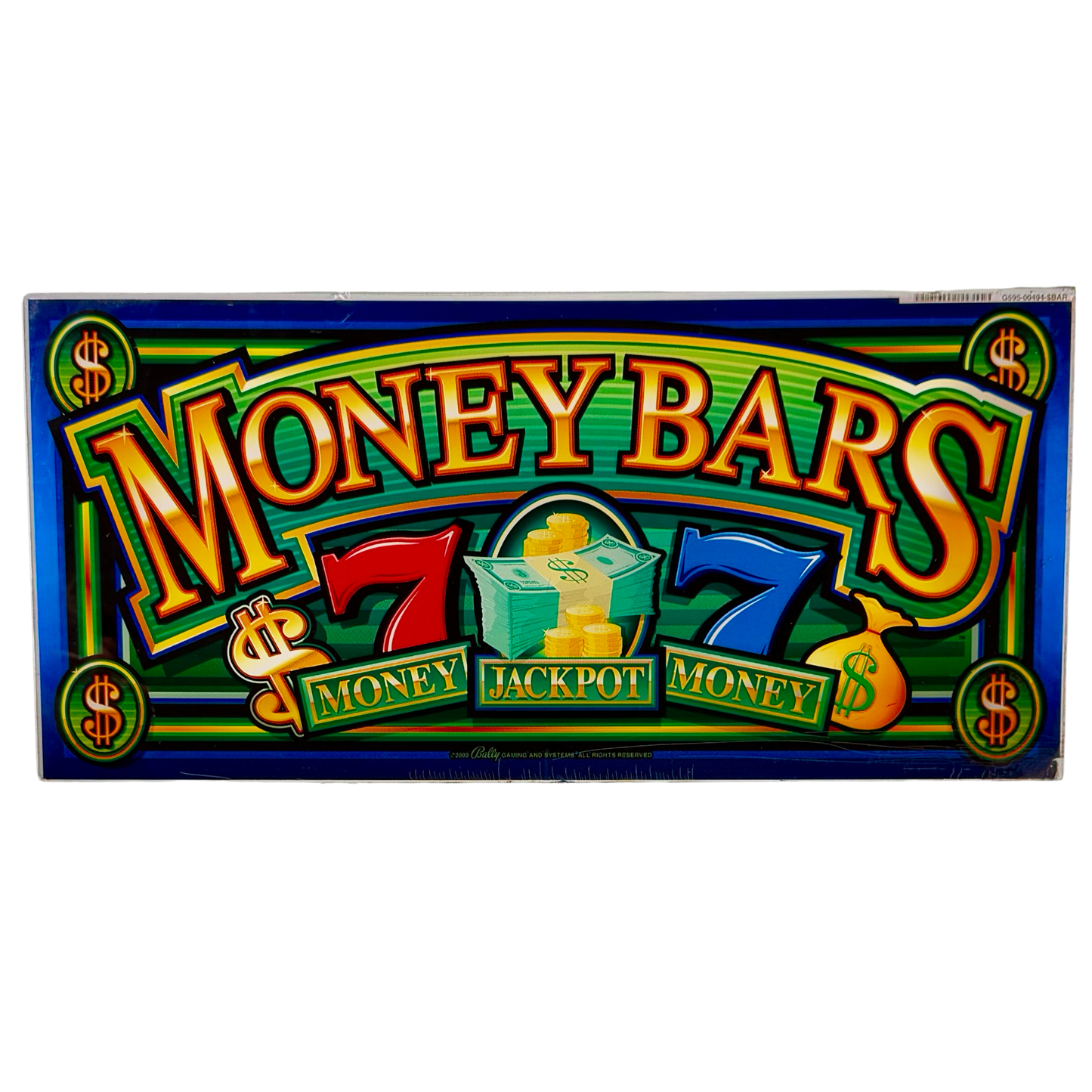 Money Bars 777 Slot Glass
