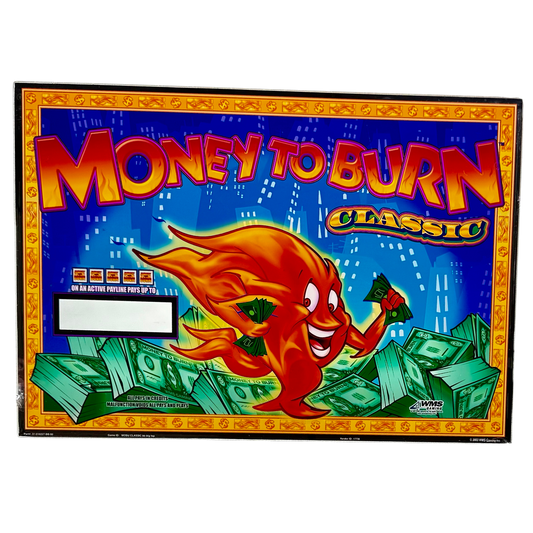 Money To Burn Classic Jumbo Slot Glass