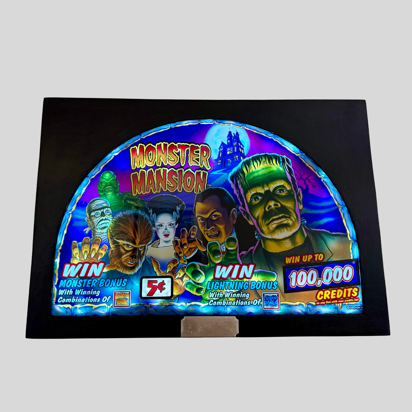 Monster Mansion Slot Glass