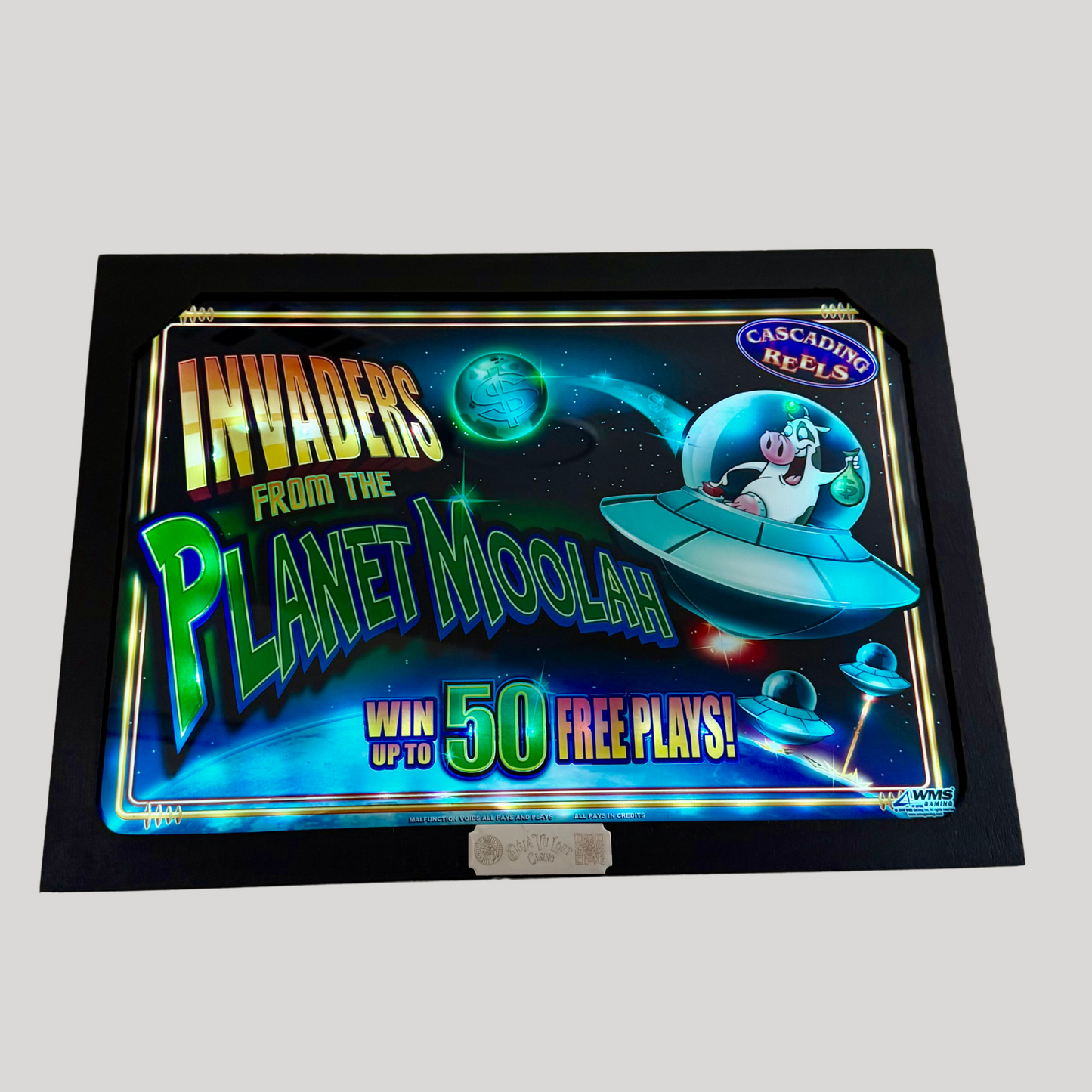 Invaders From Planet Moolah Jumbo Slot Glass