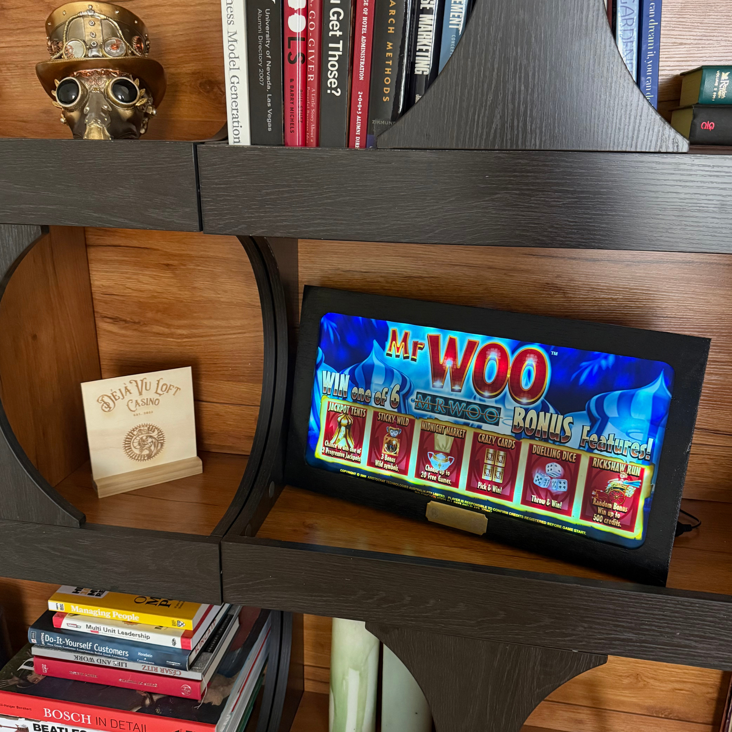 Mr Woo Slot Retro Acrylic