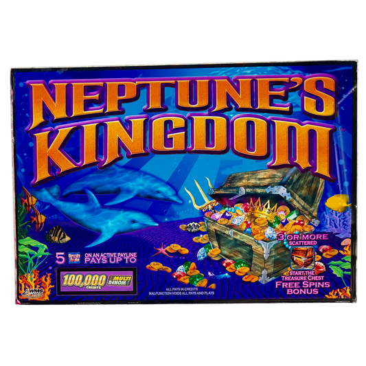 Neptune's Kingdom Jumbo Slot Glass