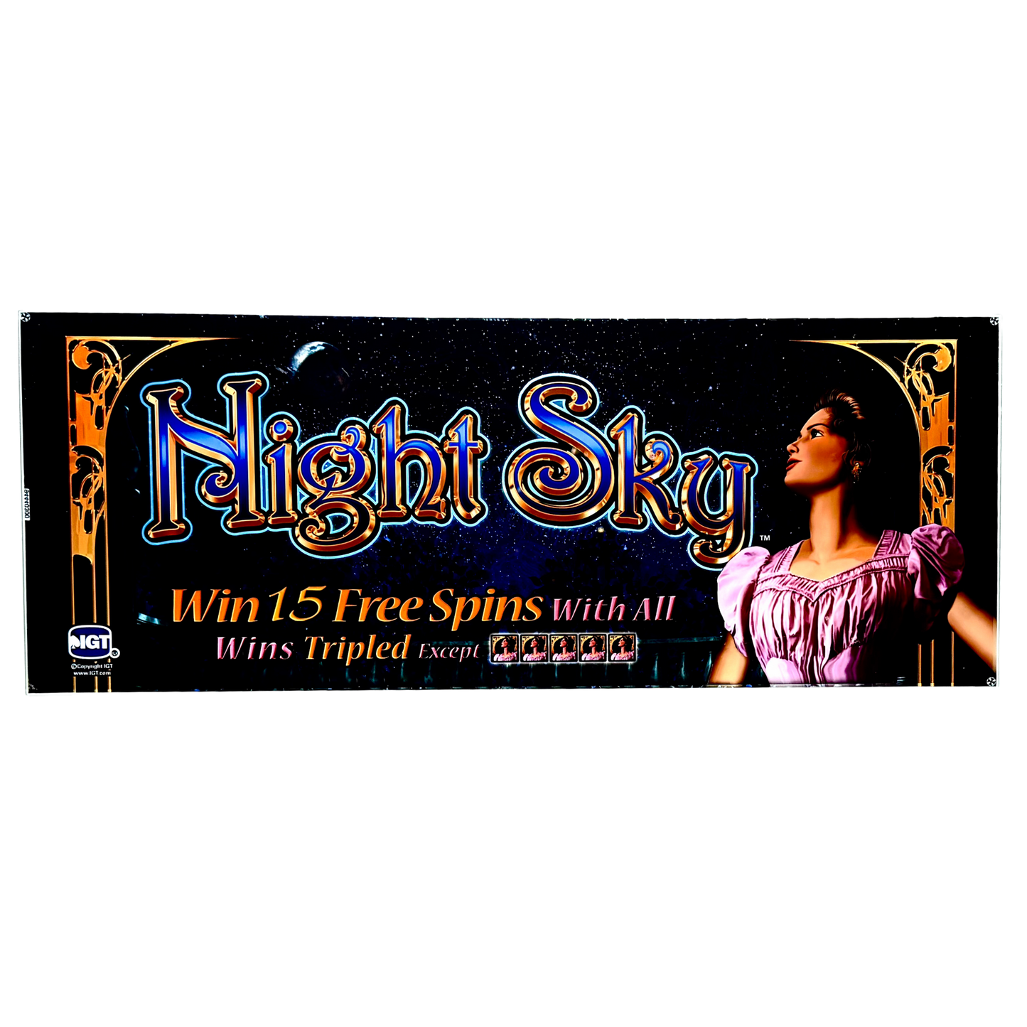 Night Sky Slot Glass