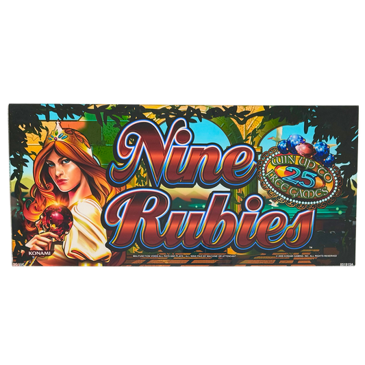 Nine Rubies Slot Glass