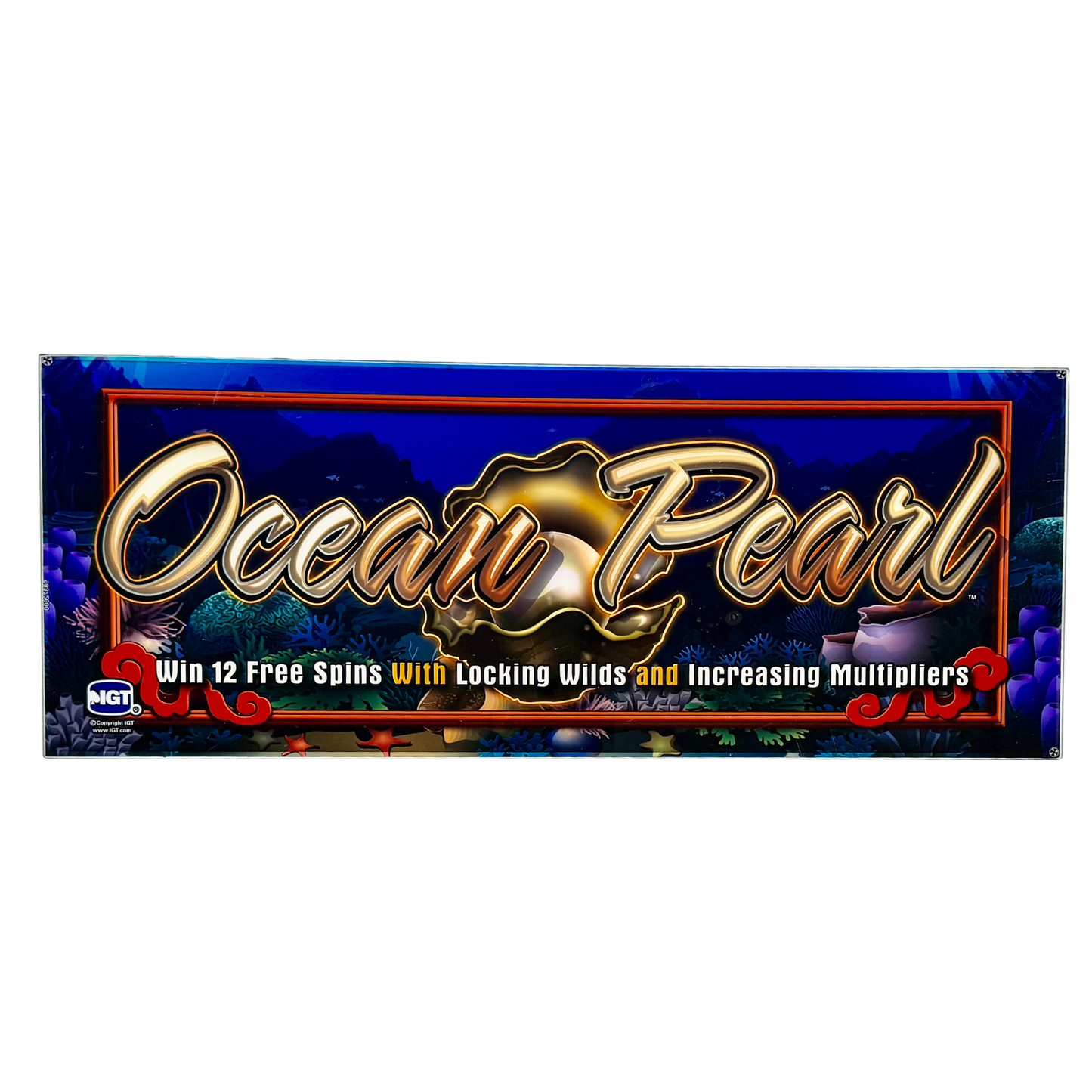 Ocean Pearl Slot Glass
