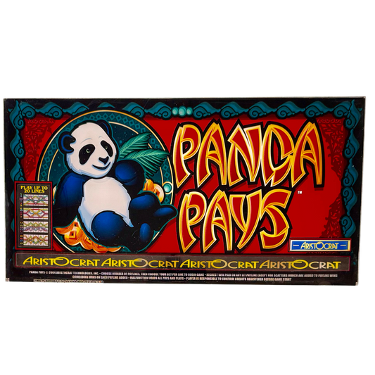 Panda Pays Slot Retro Acrylic
