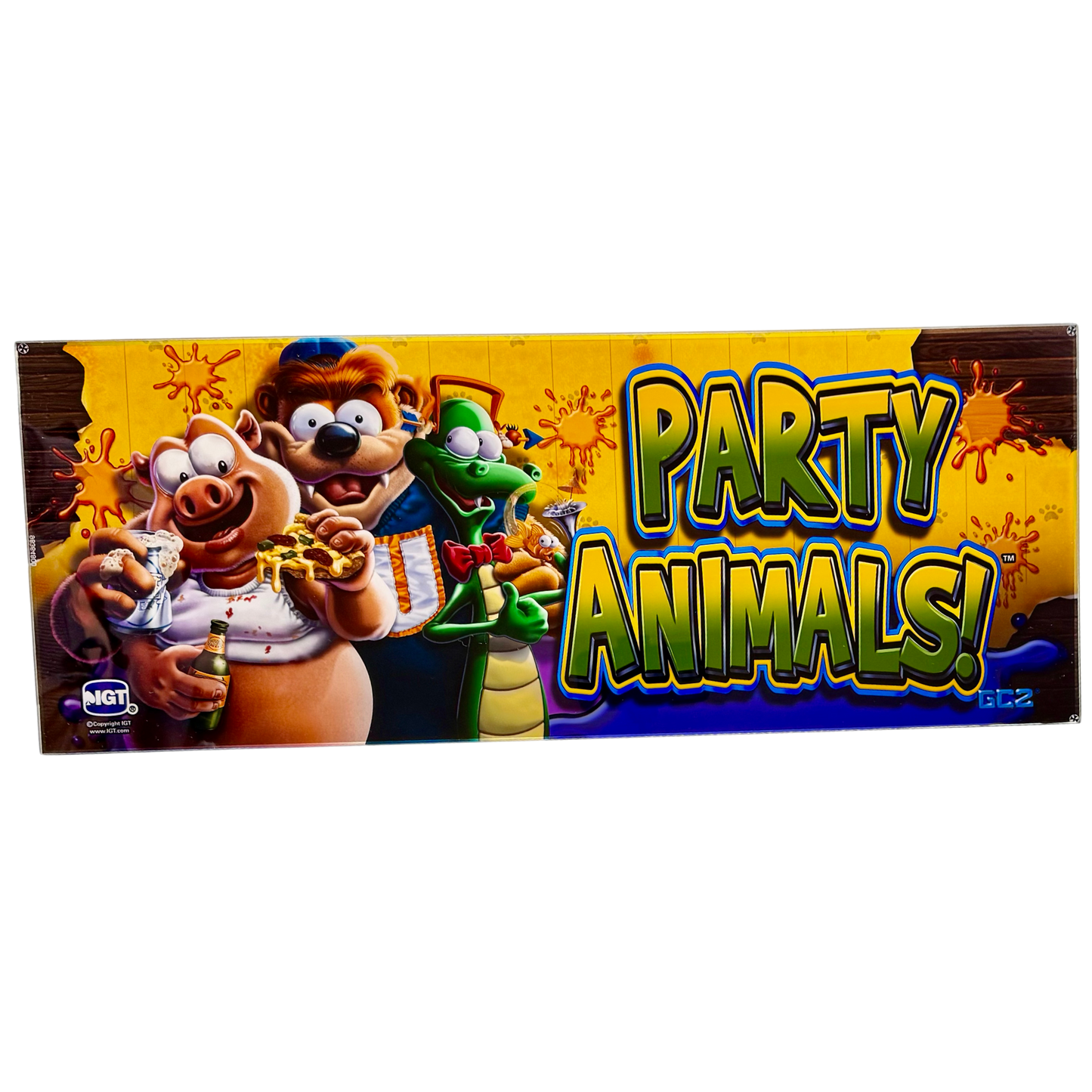 Party Animals! Slot Glass