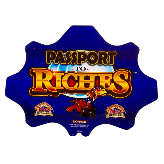 Passport To Riches Slot Retro Acrylic
