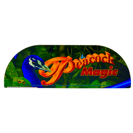 Peacock Magic Slot Retro Acrylic